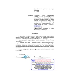 Заявление PDF